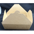 Factory Kraft Take Away Paper Box para ensalada de fideos Rice Soup